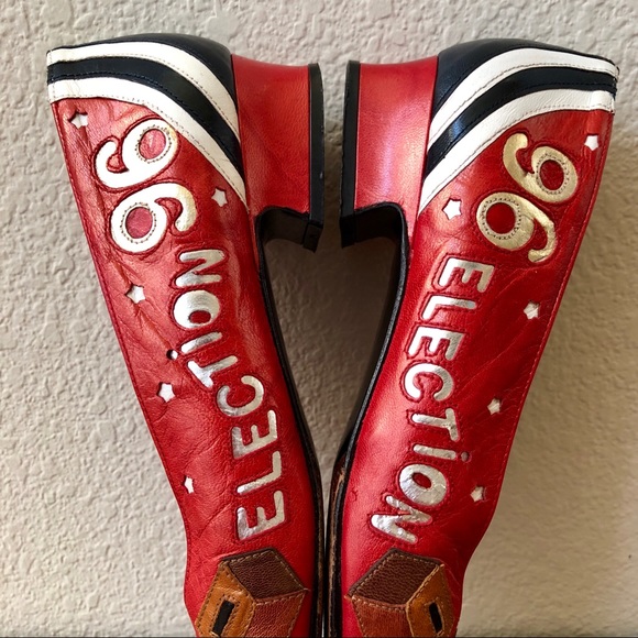 Vintage Margaret Jerrold 1996 Election Pop Pumps - Picture 3 of 8